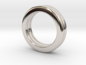 Wave Ring in Platinum