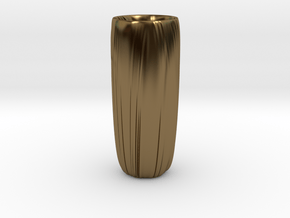 Vase 9 in Polished Bronze
