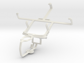 Controller mount for PS3 & XOLO Q500 in White Natural Versatile Plastic