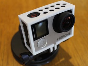 GoPro Hero3 & Hero4 - Frame'ish - d3wey in White Natural Versatile Plastic