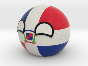 Dominican Republicball in Full Color Sandstone