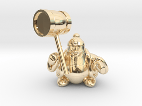 King dedede from the kirby series in 14K Yellow Gold