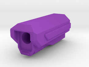 Pistol SciFi Airsoft Muzzle Compensator (14mm Self in Purple Processed Versatile Plastic