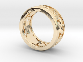 Crest Ring V11 in 14K Yellow Gold