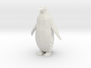 Penguin in White Natural Versatile Plastic