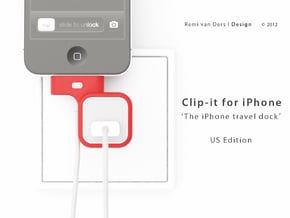 Clip-it US edition in Red Processed Versatile Plastic