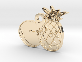 Fruits Love Pedant in 14K Yellow Gold