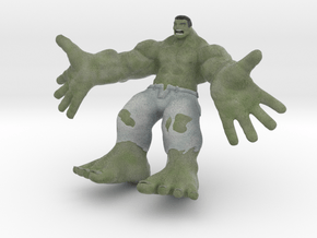 Hulk figure with nice details in Full Color Sandstone
