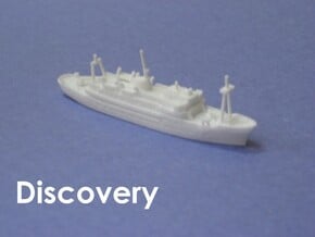 RRS Discovery (1962) (1:1200) in White Natural Versatile Plastic