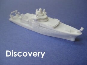 RRS Discovery (2013) (1:1200) in White Natural Versatile Plastic: 1:1200