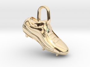 Soccer shoe in 14K Yellow Gold