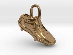 Soccer shoe in Natural Brass