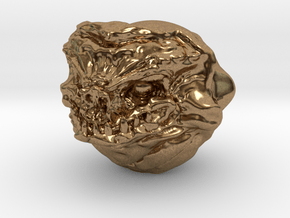 Demon ball collectible in Natural Brass