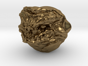 Demon ball collectible in Natural Bronze