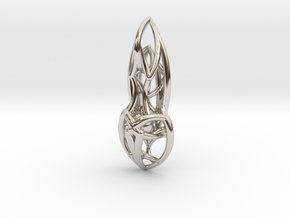 Flow Pendant in Platinum