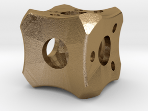 Dice52 in Polished Gold Steel