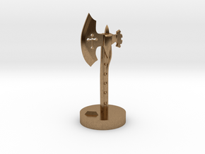 Role Playing Counter: Waraxe in Natural Brass