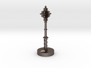 Role Playing Counter: Mace in Polished Bronzed Silver Steel