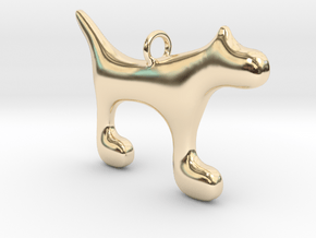 Dog1 in 14K Yellow Gold
