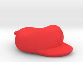 Mario Cap Necklace in Red Processed Versatile Plastic