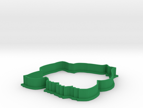 Bulbasaur Cookie Cutter in Green Processed Versatile Plastic