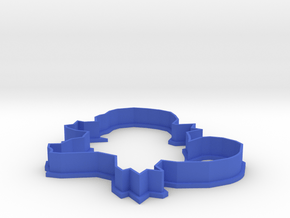 Squirtle Cookie Cutter in Blue Processed Versatile Plastic