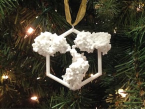 Antibody Ornament in White Processed Versatile Plastic