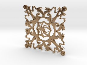 Nightmare Snowflake in Natural Brass