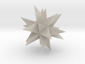 Great Stellated Dodecahedron in Natural Sandstone