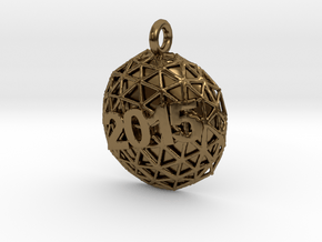 New Year Ball 2015 in Polished Bronze
