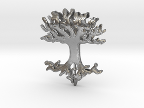Tree Lingalad Pendant in Natural Silver