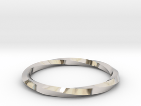 Nurbs Wedding Ring--Size 7.75 in Platinum