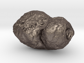 Comet 67P in Polished Bronzed Silver Steel