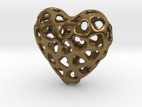 Small hearts, Big love (from $15) in Natural Bronze: Small