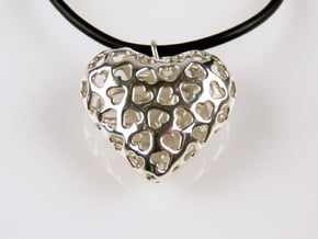 Small hearts, Big love (from $15) in Polished Silver: Medium