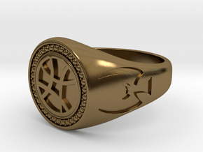 Sanctum Sanctorum Ring in Polished Bronze: 9 / 59