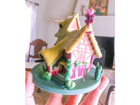My Little Pony - Ponyville House (≈90mm tall) in Full Color Sandstone
