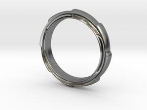 Ring a la Gear in Polished Silver