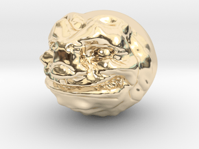 Demon ball collectible in 14K Yellow Gold