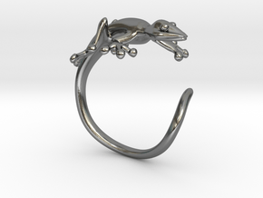 Gekko Wraparound Ring in Polished Silver