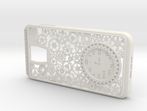 Steampunk Clock Galaxy S5 Case in White Natural Versatile Plastic