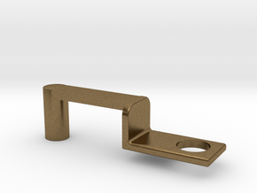 Train Hitch Rounded 3 in Natural Bronze