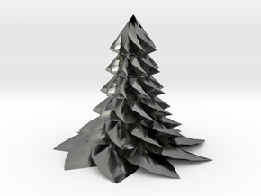 Christmas Tree - Sapin De Noel 80-6-9-2 in Polished Silver