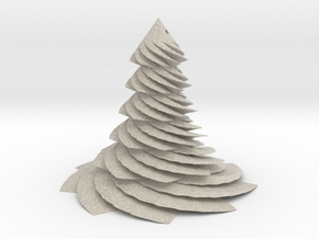 Christmas tree - Sapin De Noel 80-6-9-5 in Natural Sandstone