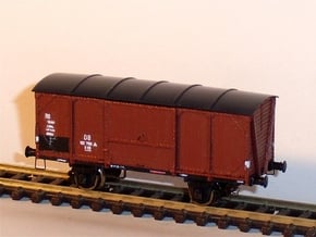 N USATC-Boxcar, späterer G 09 der DB in Tan Fine Detail Plastic