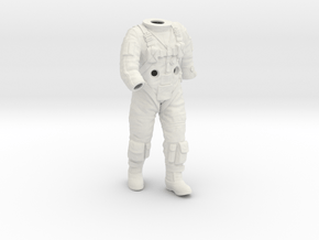 Gemini Astronaut / 1:6 / Walking Version in White Natural Versatile Plastic