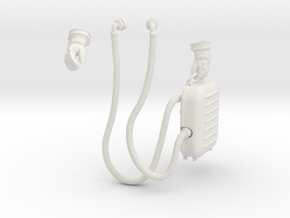 Gemini Astronaut Parts / 1:6 / Walking Version in White Natural Versatile Plastic