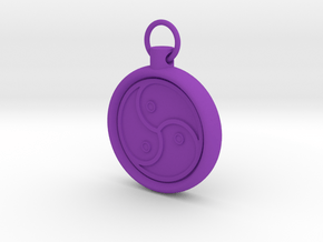 Ring of O in Purple Processed Versatile Plastic
