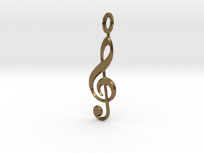 Music Note in Natural Bronze