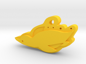 Penguin in Yellow Processed Versatile Plastic